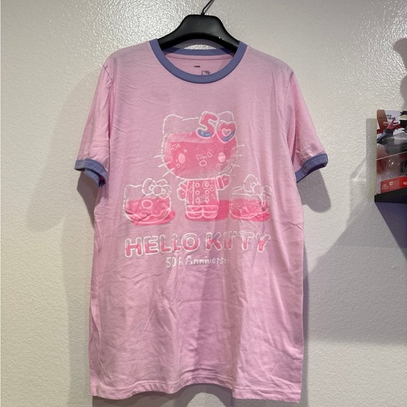 Sanrio Hello Kitty cafe 50th anniversary t shirt - Picture 3 of 6